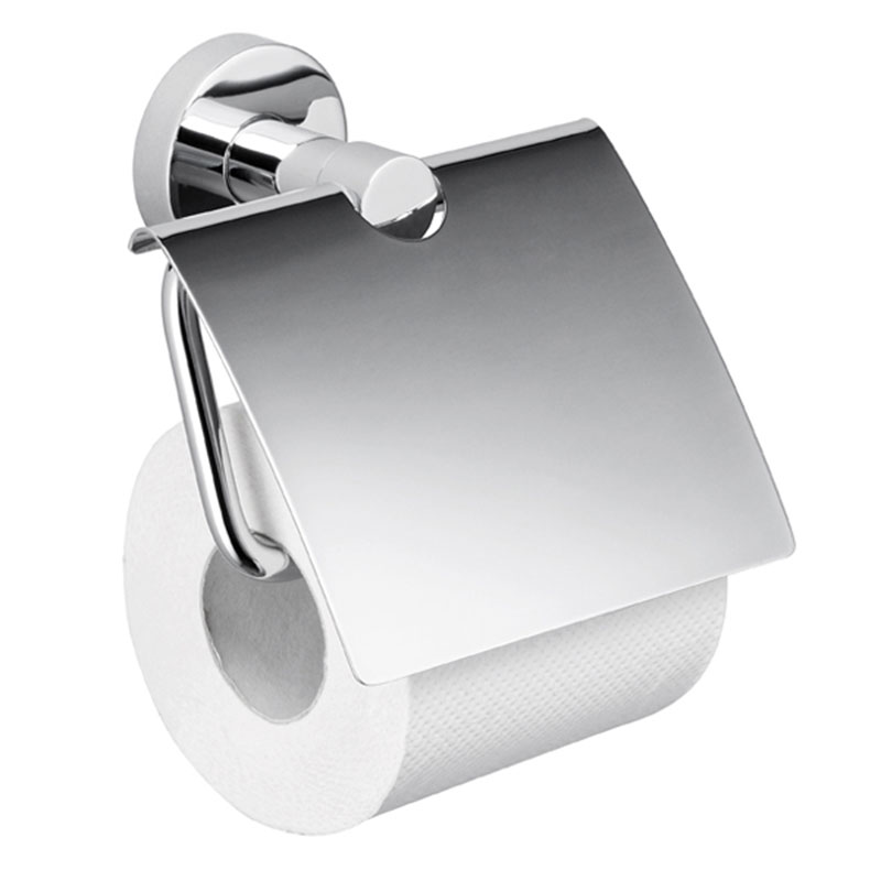 AMMIY Badezimmer-Set – Toilettenpapierhalter & Handtuchring Aus Mattschwarzem Edelstahl (304), Wandmontiert