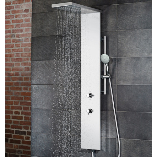 HSK Shower und Co Duschpaneel Lavida Plus - ohne Schwallfunktion, Echtglas-Front