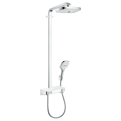 Hansgrohe Raindance Select E Showerpipe 300 2jet m. ShowerTablet, weiss/chrom