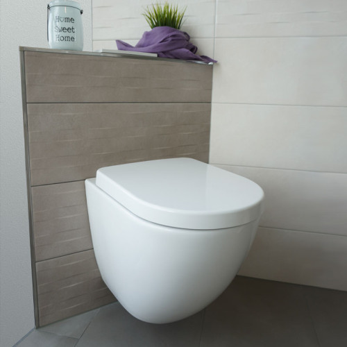 badshop.de Premium Design WC-Set - Tiefspüler, erhöhte Sitzfläche - Ambiente