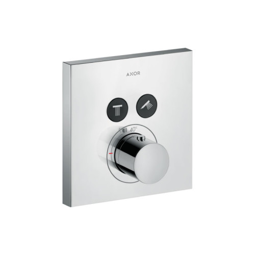 Axor Citterio Thermostat Unterputz eckig für 2 Verbraucher
