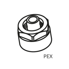 HSK Designheizkörper Klemmverschraubung - Set für PEX-Rohre