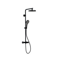 HSK Shower und Co Duschsystem AquaXPro 100 Thermostat schwarz-matt