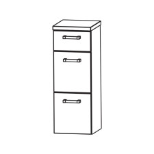 b collection b bright Highboard - 30 cm Skizze