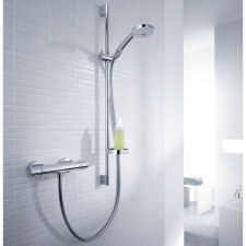 Hansgrohe Croma 100 Duschsystem Multi mit Ecostat Comfort Thermostat Ambiente