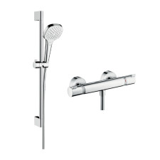 Hansgrohe Croma Select E Duschsystem Ecostat Comfort Thermostat