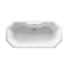 Mauersberger Grandis Achteck-Badewanne - 175 / 85, weiß, Wasserfüllmenge 170 Liter, optional mit Whirlpoolfunktion- B: 1750 H: 420 T: 850