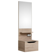 Pelipal Neutrale Einzelmöbel Spiegelpaneel mit Unterschrank 40 cm