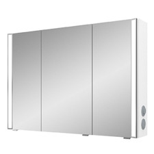 Pelipal Spiegelschränke Spiegelschrank - 100 cm, 3 Drehtüren, inkl. seitlichem LED-Lichtprofil auf den Türen, 6 Glaseinlegeböden- B: 1000 H: 703 T: 170