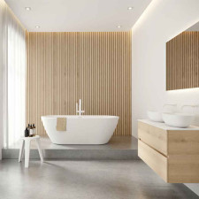 Riho Freistehende Badewanne Inspire - Acryl - 160 x 75 cm, Farbe: Weiß, Ambiente