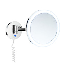 Smedbo OUTLINE Kosmetikspiegel mit LED-Beleuchtung PMMA Dual Light