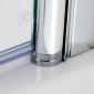 HSK Premium Softcube Badewannenaufsatz Detail drehbares Wandprofil