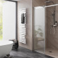 HSK Premium Softcube Duschtür für Nische - Gleittür 2-teilig offen