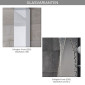 HSK Shower und Co Duschpaneel Lavida Wall 2.0 Glasfarben