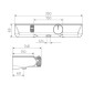 HSK Shower und Co  Komplett-Set 1.35 AquaXPro Gunmetal gebürstet Skizze