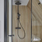 HSK Shower und Co Duschsystem AquaXPro 100 Thermostat schwarz-matt, Ambiente