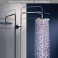 HSK Shower und Co Duschsystem AquaXPro 200 Thermostat Echtglas chrom,verstellbar
