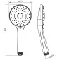 HSK Shower und Co Duschsystem / Shower Set 1.01 Rund Handbrause Maße