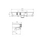 HSK Shower und Co Komplett-Set 1.45 AquaXPro Chrom Skizze Wannenthermostat