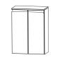 b collection b straight Highboard 60 cm Skizze