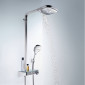 Hansgrohe Raindance Select E Showerpipe 300 3jet,ShowerTablet,weiss/chrom,Detail