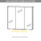 LagunaSpiegelschrank LED-Waschplatzbeleuchtung