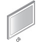 Lanzet Spiegel Flächenspiegel P5 - 90 oder 60 cm Skizze