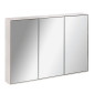 Lanzet Woodblock Spiegelschrank - 101,8 cm weiß