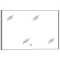 Marlin Bad 3100 - Scala Badspiegel / Spiegelpaneel - 120 cm Skizze
