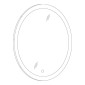 Marlin Bad 3100 - Scala Badspiegel / Spiegelpaneel - 55 cm Skizze