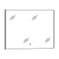 Marlin Bad 3100 - Scala Badspiegel / Spiegelpaneel - 90 cm Skizze