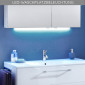 Marlin Bad 3130 - Azure Spiegelschrank Waschplatzbeleuchtung