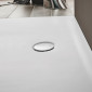 Mauersberger Isca Rechteck superflach mit Sanitäracryl 100x100 Detail