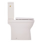 badshop.de Premium Classic WC-Set mit Spülkasten, erhöhte Sitzfläche, Seite