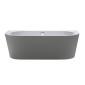 badshop.de Premium Design Oval-Badewanne - 180 cm Frontal
