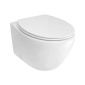 badshop.de Premium Design WC-Set - Tiefspüler, spülrandlos, Slim-WC-Sitz