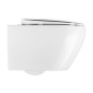 badshop.de Premium Design WC-Set - Tiefspüler, spülrandlos, Slim-WC-Sitz Detail