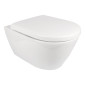badshop.de Premium Design WC-Set - Tiefspüler, spülrandlos, Keramik-Veredelung