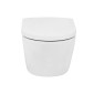 badshop.de, Premium Design WC-Set, Tiefspüler, spülrandlos, Keramik-Veredlung, W
