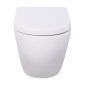 badshop.de Premium Design WC-Set - Tiefspüler, spülrandlos, Front