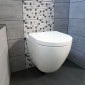 badshop.de Premium Design WC-Set Kompakt - Tiefspüler, spülrandlos, verkürzt