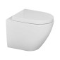 badshop.de Premium Design WC-Set Kompakt - Tiefspüler, spülrandlos, Kompakt