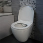 badshop.de Premium Design WC-Set Kompakt - Tiefspüler, spülrandlos, geöffnet