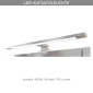 Held Möbel Arezzo Spiegelschrank 3D - 100 cm Aufsatzleuchte