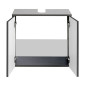 Held Möbel Bologna Waschtischunterschrank / Unterbeckenschrank - 60 cm offen