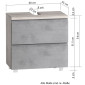 Held Möbel - Empoli - Waschtischunterschrank 60 cm Skizze