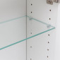 Held Möbel Genua Spiegelschrank 3D - 60 cm Glaseinlegeboden