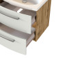 Held Möbel Genua Waschtisch mit Unterschrank - 60 cm offen nah