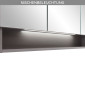 Held Möbel Kaprun Spiegelschrank - 60 cm Nischenbeleuchtung