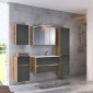 Held Möbel Lucca Waschtisch mit Unterschrank - 60 cm Ambiente